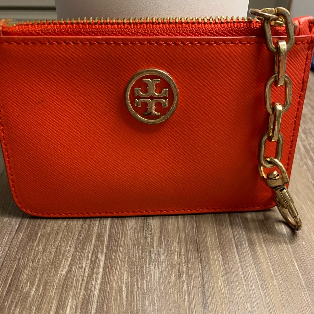 Tory Burch keychain card wallet